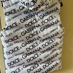 Dolce & Gabbana hooded puffer vest